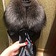 Воротник - горжетка из чернобурки. Горжетки. furs_len. Ярмарка Мастеров.  Фото №4