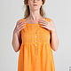 ЛЬНЯНОЙ САРАФАН. Сарафаны. LIVIN LINEN. Ярмарка Мастеров.  Фото №4