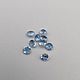 Aquamarine circle insert, Cabochons, Khimki,  Фото №1
