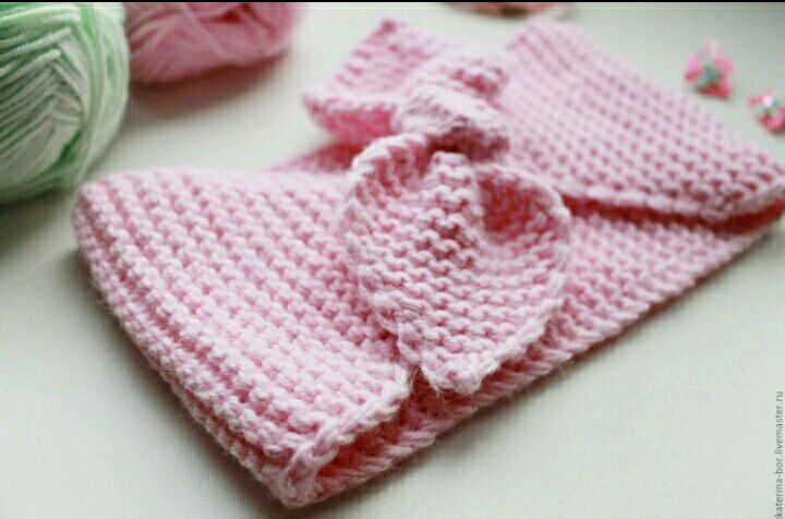 Вязанная повязка-солоха для девочки в интернет-магазине на Ярмарке ...