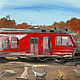 "Вокзал одиноких собак" картина, Картины, Корсаков,  Фото №1