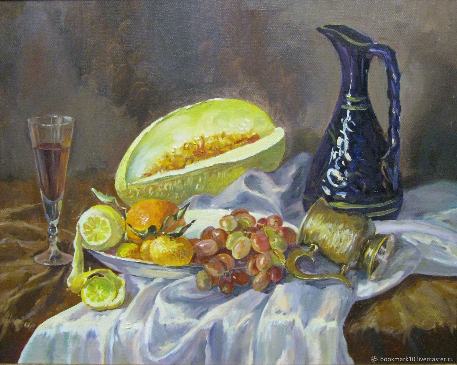 Картины: натюрморт с дыней купить в интернет-магазине Ярмарка Мастеров ...