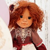 Куклы и игрушки handmade. Livemaster - original item Textile interior doll-Princess Miroslava in an airy dress. Handmade.