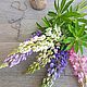 Цветы Люпины из холодного фарфора. Скульптуры. Fiore Spell. Ярмарка Мастеров.  Фото №7