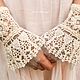 Cuffs Lacy crochet Luxury. Mitts. Nina Miller (nina-m). Online shopping on My Livemaster.  Фото №2