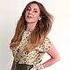 Заказать Блузка из шелка с тату-принтом "Энигма". SECRETGLASS by Lika (Lombric_brand). Ярмарка Мастеров. . Блузки Фото №3