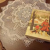 Для дома и интерьера handmade. Livemaster - original item Decorative napkins:Napkin with floral motif.. Handmade.
