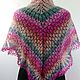 Order Shawl scarf crocheted openwork mohair. UrbanStyleKnit (usknits). Livemaster. . Shawls Фото №3