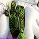 Orepei belt 2 types green-brown. Belts and ribbons. ЛЕЙЛИКА - пояса и очелья для всей семьи. Online shopping on My Livemaster.  Фото №2
