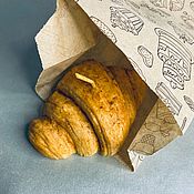Сувениры и подарки handmade. Livemaster - original item Delicious Croissant Candles