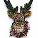 Deer. Hand embroidery, Brooches, Tver,  Фото №1