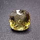 2.86 ct. Гелиодор кушон. Бразилия + сертификат, Кольца, Красноярск,  Фото №1