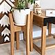 Подставка для цветов "ORION", РАЗМЕР S, массив дуба. Цветочные подставки. Lagom Home Wood. Ярмарка Мастеров.  Фото №9