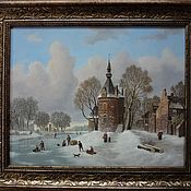 Картины и панно handmade. Livemaster - original item Winter Holland 17th century 40h50cm. Handmade.