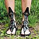 Sandals mens high black full grain leather. Sandals. Katorina Rukodelnica HandMadeButik. Online shopping on My Livemaster.  Фото №2