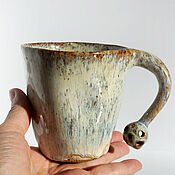 Посуда handmade. Livemaster - original item Mugs and cups: Pompadour Mug