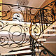 Лестница из дуба с ковкой из ценных пород на заказ, Лестницы, Москва,  Фото №1