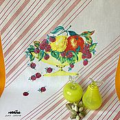 Винтаж: 80-х. Комплект салфеток для сервировки «Цветок» ручной работы.Германия