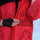 Women's coat!The red coat'. Coats. elmdesign (ELMDESIGN). Online shopping on My Livemaster.  Фото №2