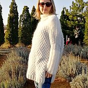 Одежда handmade. Livemaster - original item Cozy soft mohair sweater oversize large knit. Handmade.