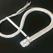 Сувениры и подарки handmade. Livemaster - original item The Silver Snake Whip. Handmade.