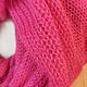 Mohair Snood in two turns gentle Fuchsia. Snudy1. frusnork. My Livemaster. Фото №6