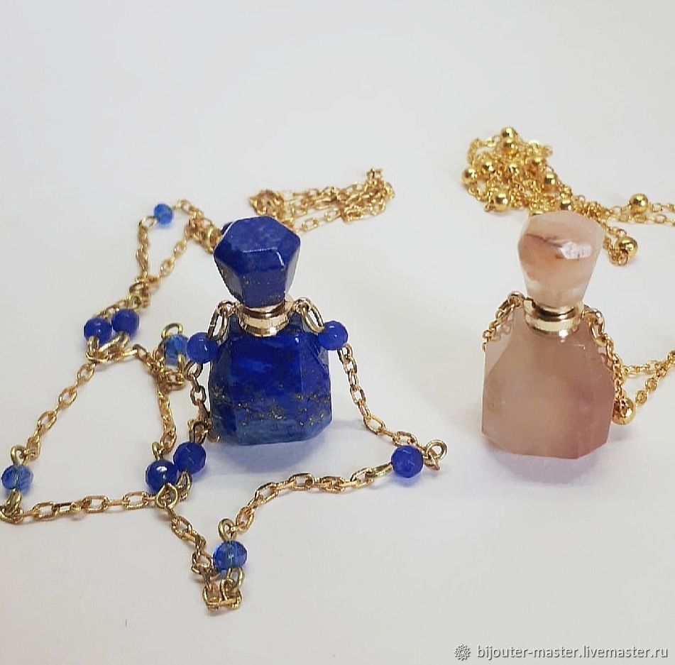 Аромакулон - флакон из натурального камня в интернет-магазине Ярмарка ...