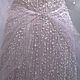 Order Mesh with sequins and pearls. Silver rain. MMonro (MMonro). Livemaster. . Fabric Фото №3