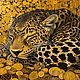 Картины на стену текстурной пастой Леопард богатства Шедевр. Картины. Картины на стену/Искусство на холсте. Интернет-магазин Ярмарка Мастеров.  Фото №2