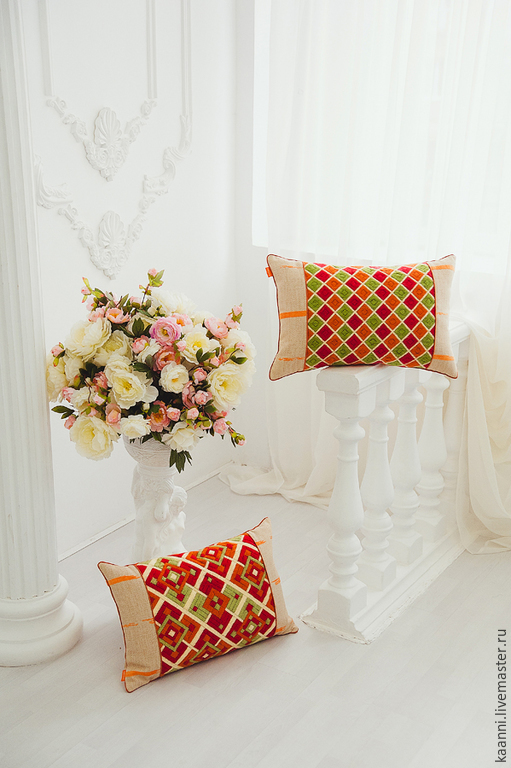 Коллекция подушек декоративных Оранжевая фантазия в интернет-магазине ...