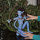 Neytiri, the heroine of the movie Avatar. Felted Toy. zverki (zverki). My Livemaster. Фото №6