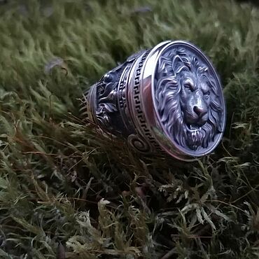 Канцелярские товары ручной работы. Ярмарка Мастеров - ручная работа Кольца: Перстень: Лев (кольцо-трансформер). Handmade.