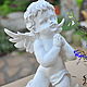 Praying angel made of polyresin for garden decor, Garden figures, Azov,  Фото №1