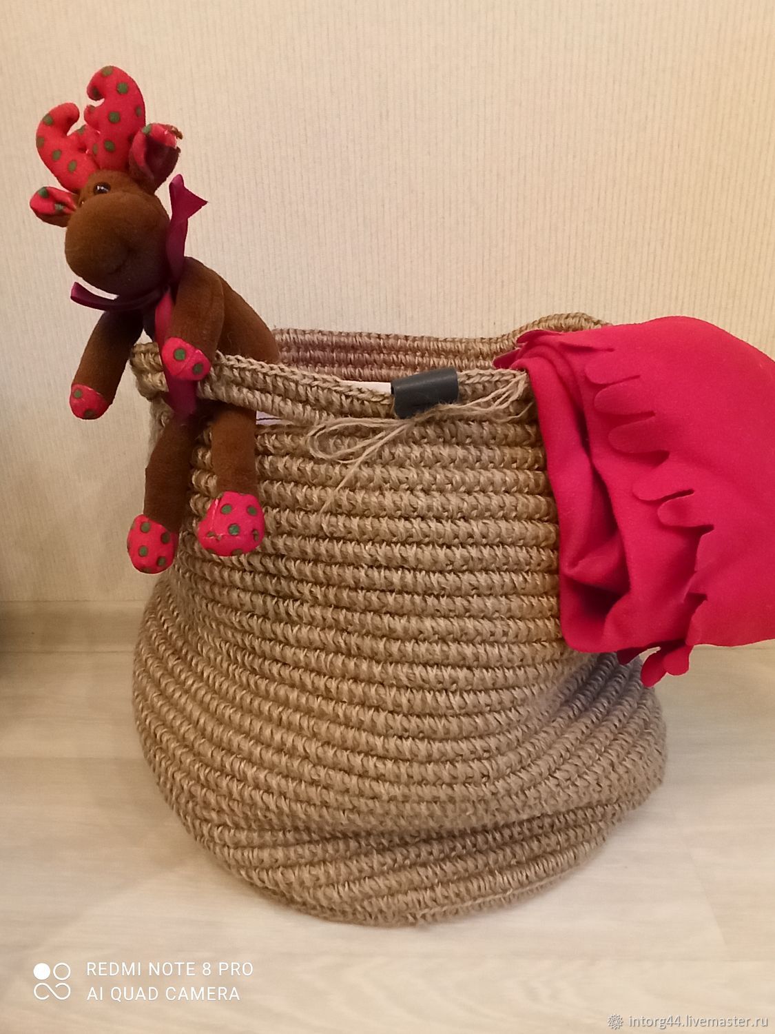Корзина из джута мягкая, Корзины, Кострома,  Фото №1