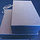 VIP gift packaging for GLASS AND CRYSTAL (blue, red). Gift wrap. The Gift Oasis. My Livemaster. Фото №9