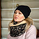 A set of knitted 'Golden leaves' Hat, beanie and Snood. Headwear Sets. Olga Lado. My Livemaster. Фото №5