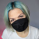 Máscara de algodón negro simple, Protective masks, Moscow,  Фото №1