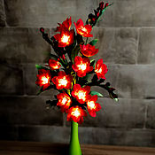 Для дома и интерьера handmade. Livemaster - original item Bouquet-lamp 