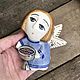 New Angel (Baptism). Easter souvenirs. Porcelain story. Online shopping on My Livemaster.  Фото №2