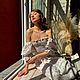 Летнее платье сарафан из батиста в мелкий цветочек, Платья, Санкт-Петербург,  Фото №1