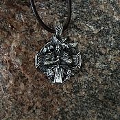 Русский стиль handmade. Livemaster - original item Celtic Cross with a Viking. Handmade.