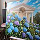 Order Hydrangea is the color of the sky. oil on canvas 100h100. Tatiana Chepkasova. Livemaster. . Pictures Фото №3