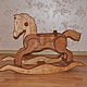 Лошадка-качалка "Сивка-бурка". Мягкие игрушки. Авторская мебель 'Ovs.Wood'. Ярмарка Мастеров.  Фото №4
