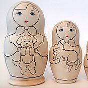 Куклы и игрушки handmade. Livemaster - original item Matryoshka coloring 5 seats h 23 cm. 