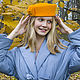 Hats: Orange Pill. Hats1. Novozhilova Hats. My Livemaster. Фото №4