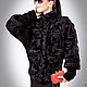 Jacket from Paws Karakul Trim Suede Genuine. Fur Coats. Muar Furs. Online shopping on My Livemaster.  Фото №2