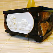 Для дома и интерьера handmade. Livemaster - original item Box: Amber box Sh-10. Handmade.