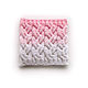 Knitted Snood with braids 'Pinky' pink white, Scarves, St. Petersburg,  Фото №1