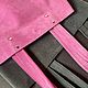 Заказать Сумка шоппер из натуральной замши розовая. BogsBags. Ярмарка Мастеров. . Сумка-шоппер Фото №3