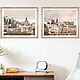 Paris photo paintings in the living room, architectural landscape Posters on the wall, Pictures, Moscow,  Фото №1